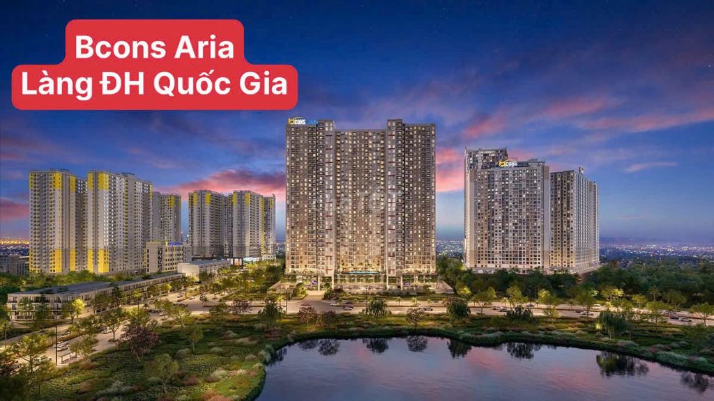 Bcons Aria Ra Mắt - CĂN HỘ, CĂN HỘ SÂN VƯỜN, Ngay Phường Đông Hòa HCM