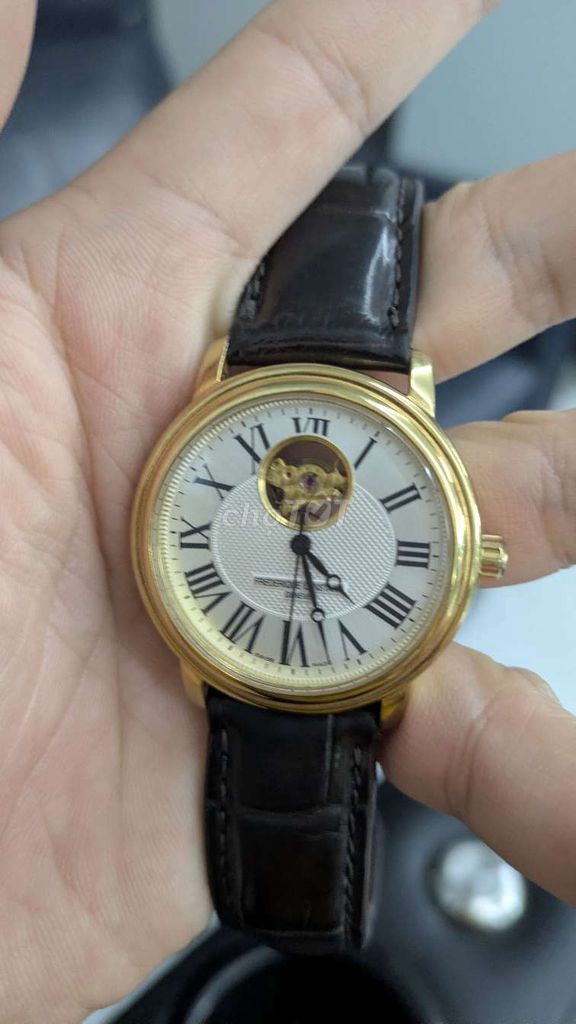 Đồng hồ FC unisex 38mm Da Vàng Nâu. Mua bán Đồng hồ tại Quận Thanh Xuân Hà Nội được đăng bởi Duy Minh hình 1