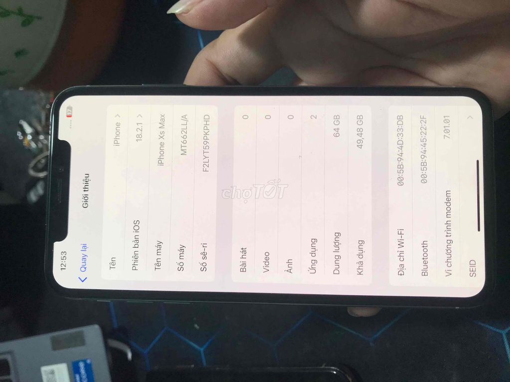 Iphone XSM Full chức năg face nhậy