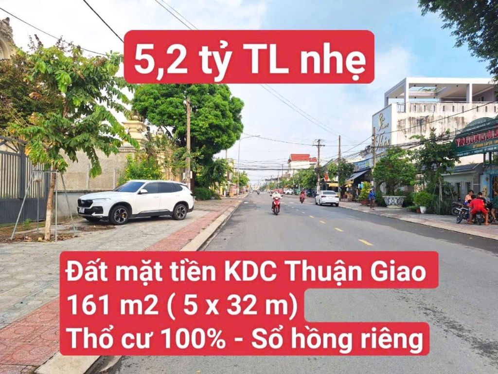 🆘🆘 Đất Mặt Tiền Khu Dân Cư  Thuận Giao, P. Thuận Giao, TP. Thuận An