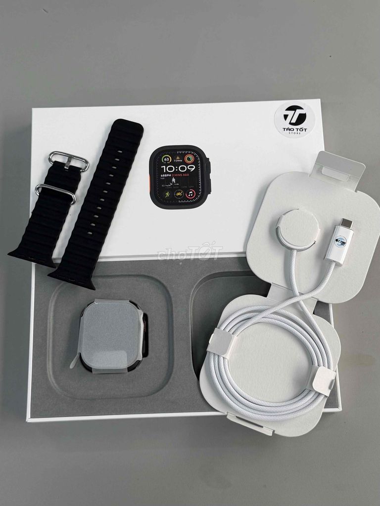 Apple Watch Ultra Gen 2 Đen Mới bh 4/2027 Esim. Mua bán Thiết bị đeo thông minh tại Quận 10 Tp Hồ Chí Minh được đăng bởi Táo Tốt Apple  hình 1