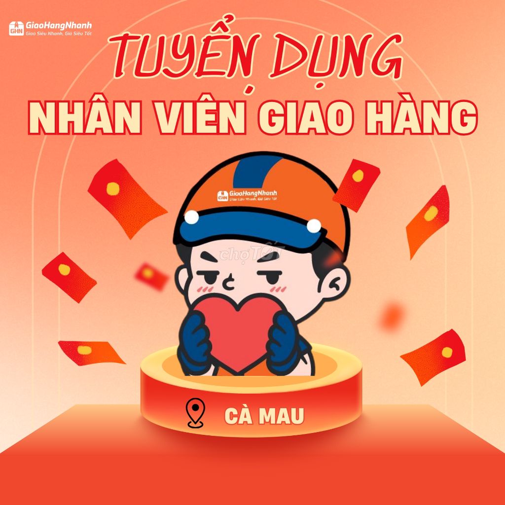 Tuyển Shipper Đăng Kí Hôm Nay Làm Ngay Sau Tết