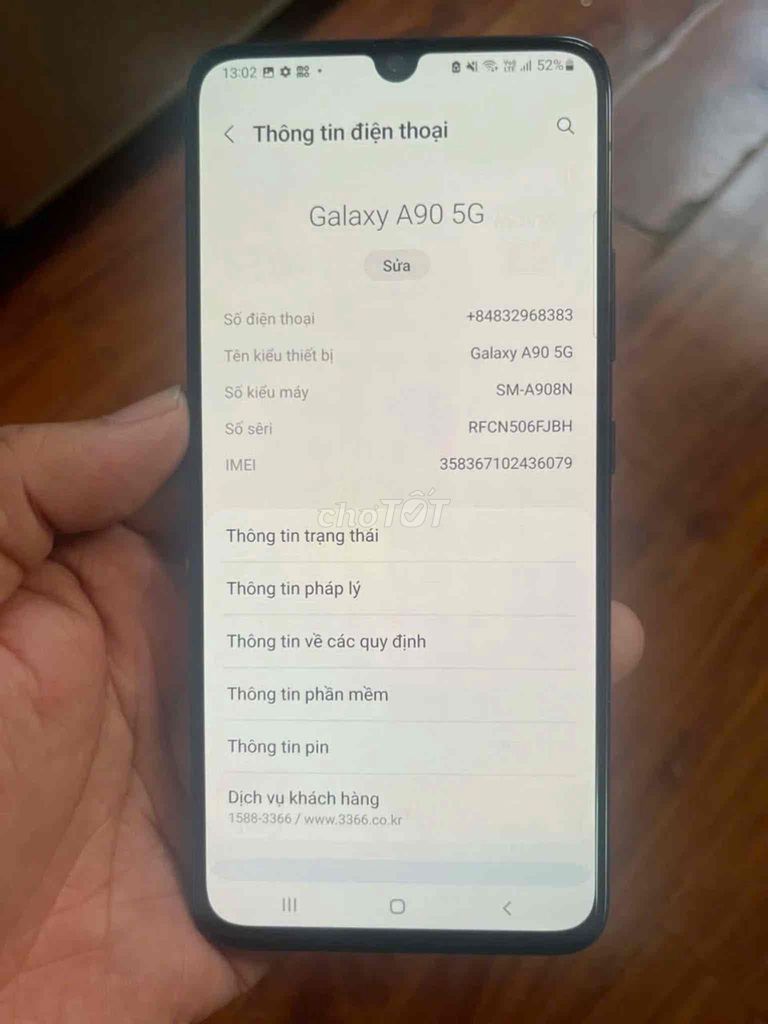 Samsung Galaxy A90 5G 128GB Đen. Mua bán Điện thoại tại Quận Hoàng Mai Hà Nội được đăng bởi Đông hình 1