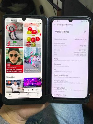 LG V50S ThinQ 8/256Gb Zin Đẹp Chip855+Màn Hình Phụ. Mua bán Điện thoại tại Quận Bình Thạnh Tp Hồ Chí Minh được đăng bởi Phúc K