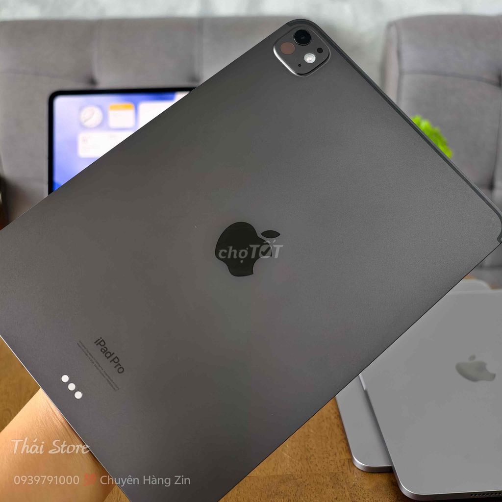 iPad Pro M4 256GB Xám Đẹp Keng Pin 100%. Mua bán Máy tính bảng tại Quận Bình Thạnh Tp Hồ Chí Minh được đăng bởi Thái Store hình 1