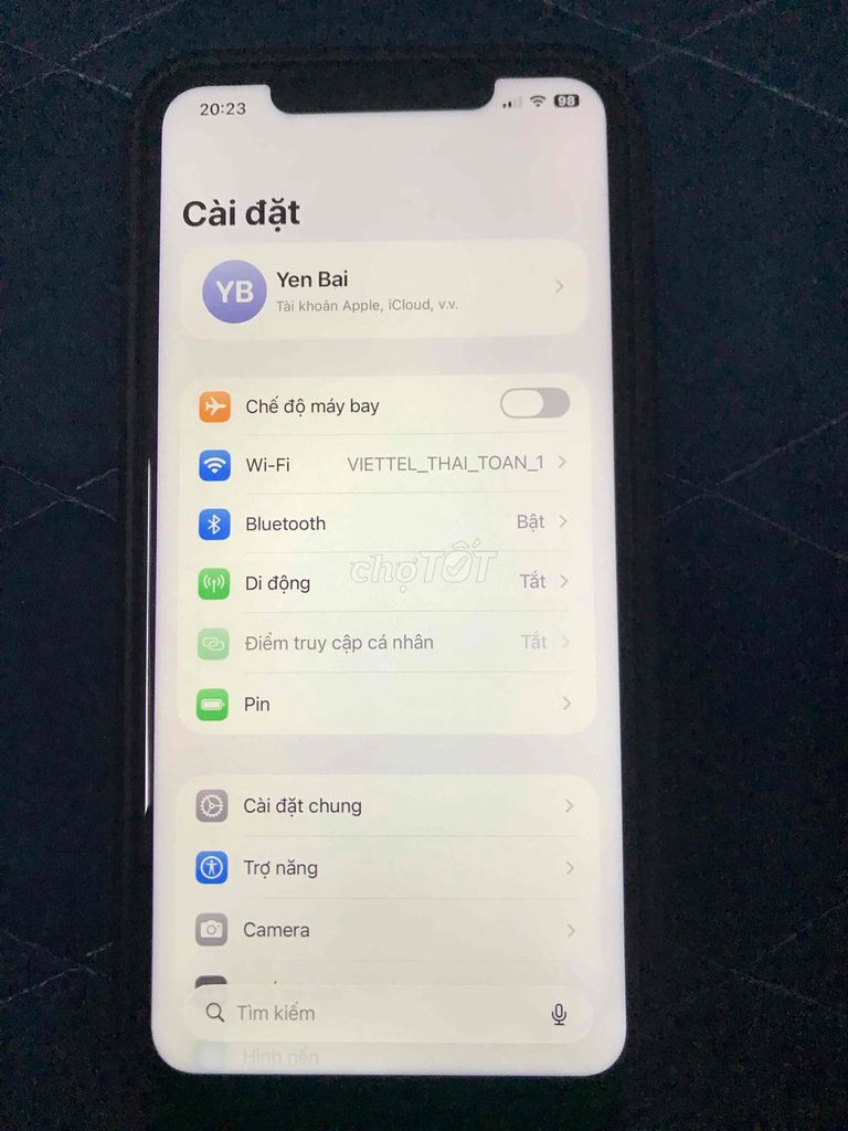 Apple iPhone 11 Pro Max 256GB Xám lỗi Face ID. Mua bán Điện thoại tại Thành phố Bạc Liêu Bạc Liêu được đăng bởi saudom hình 1