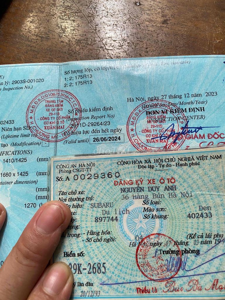 Subaru Legacy 1985 - 120000 km. Mua bán Ô tô tại Thành Phố Bắc Kạn Bắc Kạn được đăng bởi Tanvinh hình 16