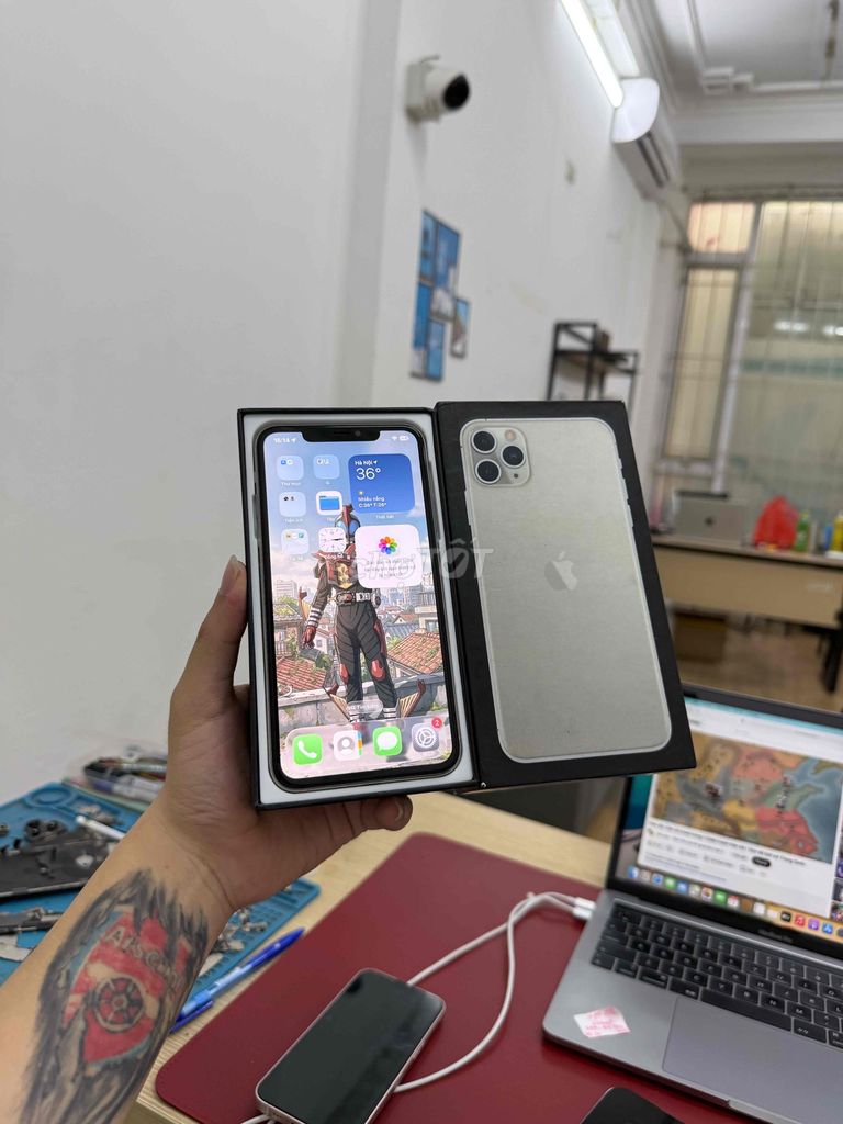 iPhone 11 Pro Max 64GB QTE Full Chức Năng. Mua bán Điện thoại tại Quận Đống Đa Hà Nội được đăng bởi Hà Nội Mobile Bao Duyệt Nợ Xấu hình 1