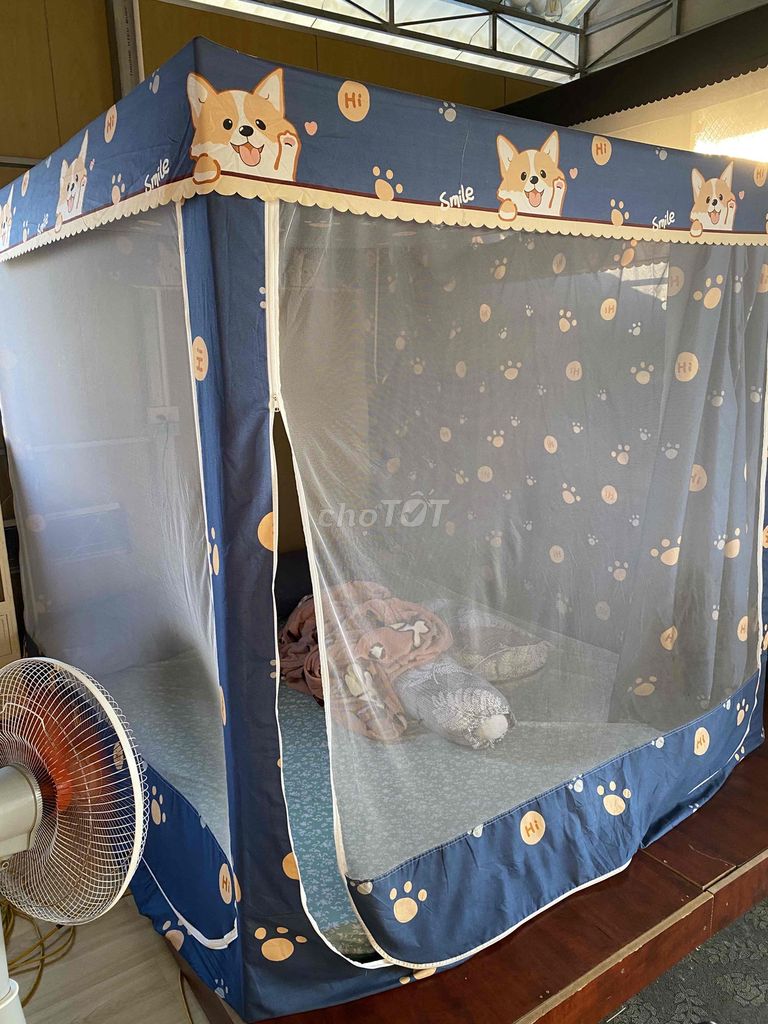 Màn chống muỗi FDM Smile corgi Xanh 1m8x2m. Mua bán Nội thất, đồ gia dụng khác tại Thành phố Phan Thiết Bình Thuận được đăng bởi Phương hình 1