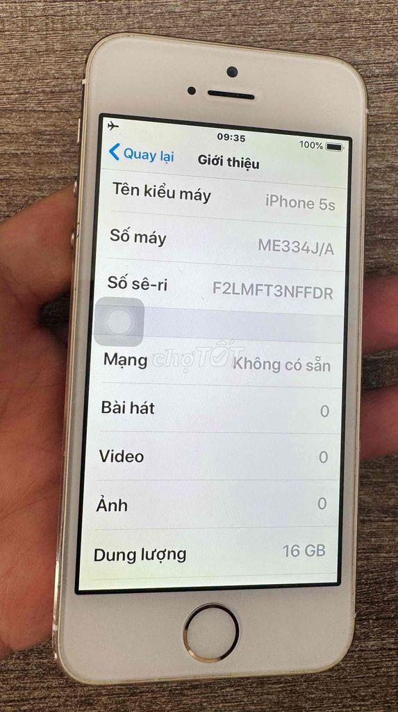 Bán iphone 5s QT 16gb!. Mua bán Điện thoại tại Quận 3 Tp Hồ Chí Minh được đăng bởi Mr Juan hình 1