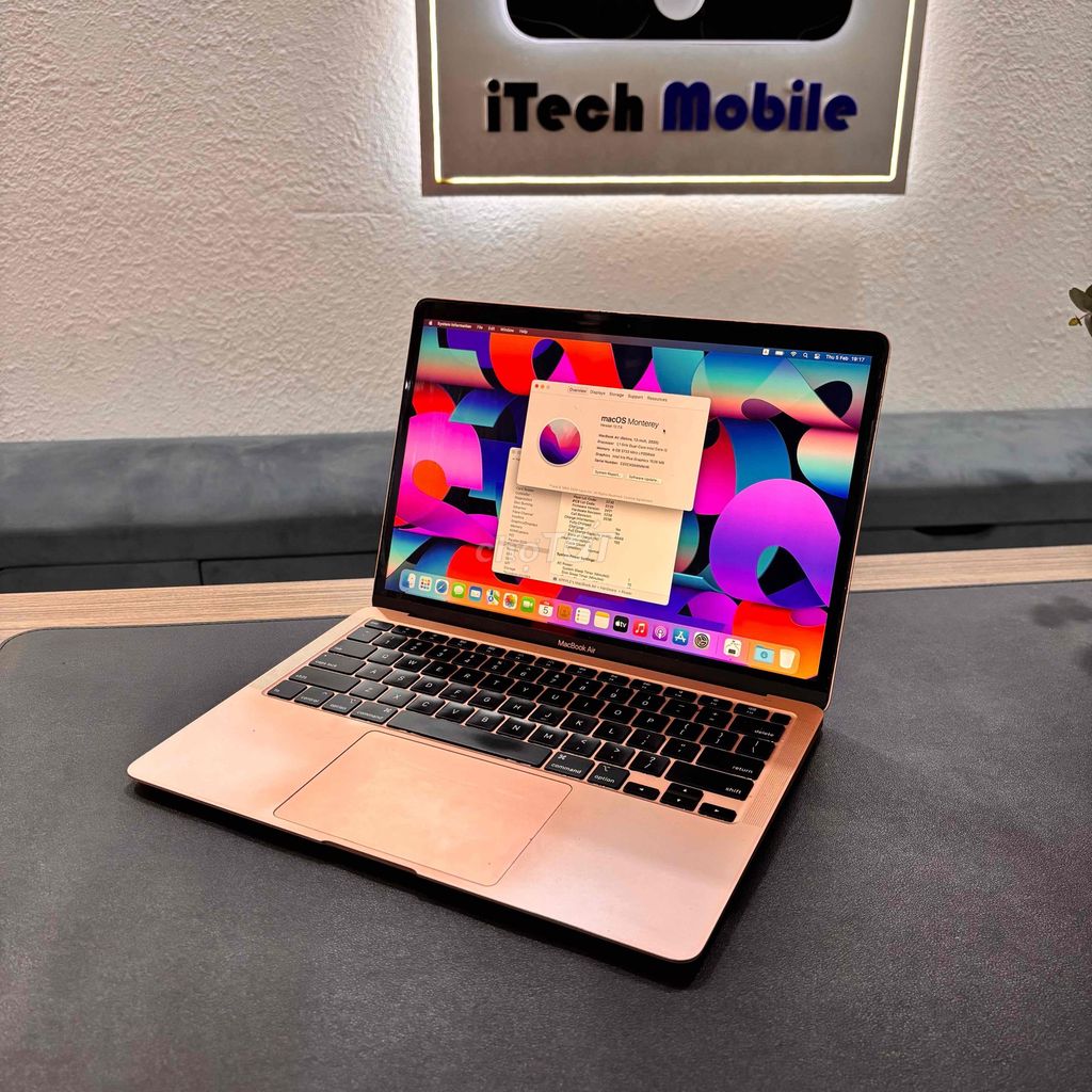 Macbook Air 2020 8GB/256GB 99%. Mua bán Laptop tại Quận Tân Bình Tp Hồ Chí Minh được đăng bởi Hồ Nghĩa hình 1