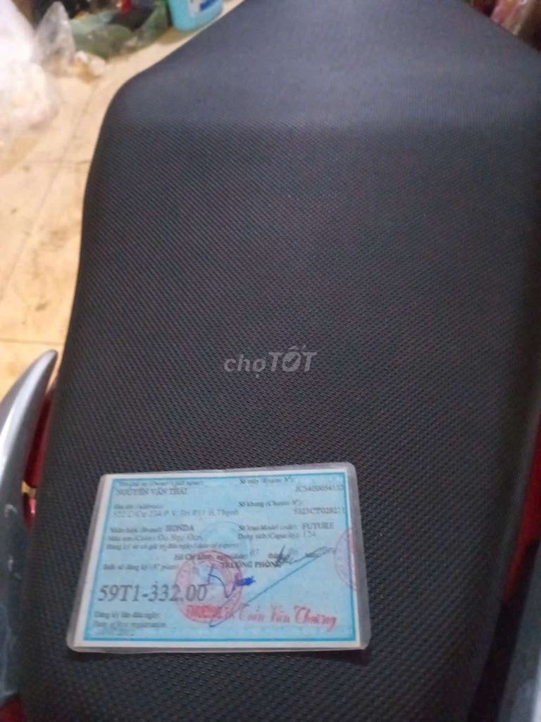 xe Future FI 2012 BSTP. Mua bán Xe máy tại Quận 1 Tp Hồ Chí Minh được đăng bởi Chú Quang 60 tuổi hình 3
