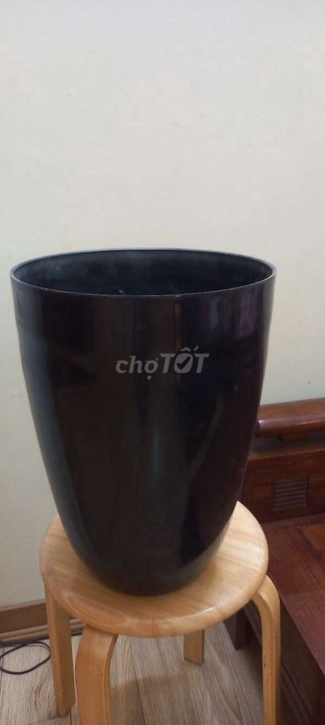Chậu cây nhựa đen 40x30cm. Mua bán Cây cảnh, đồ trang trí tại Huyện Thanh Trì Hà Nội được đăng bởi đỗ hồng nhung hình 1
