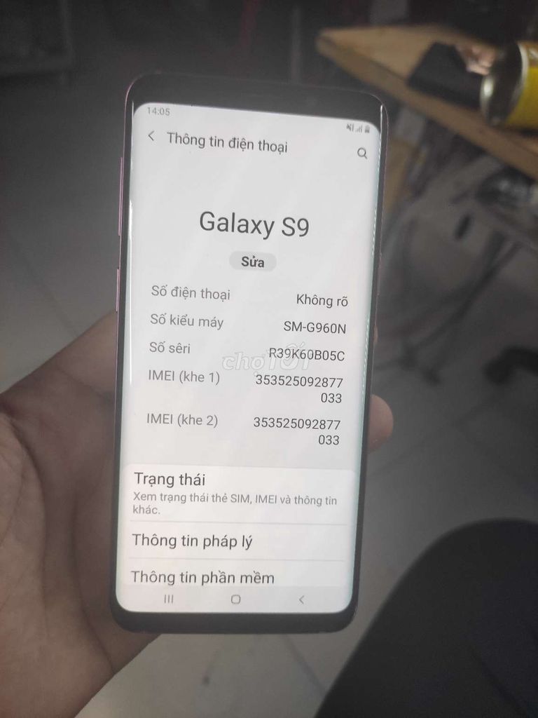 samsung galaxy s9 64gb màn đẹp không ám