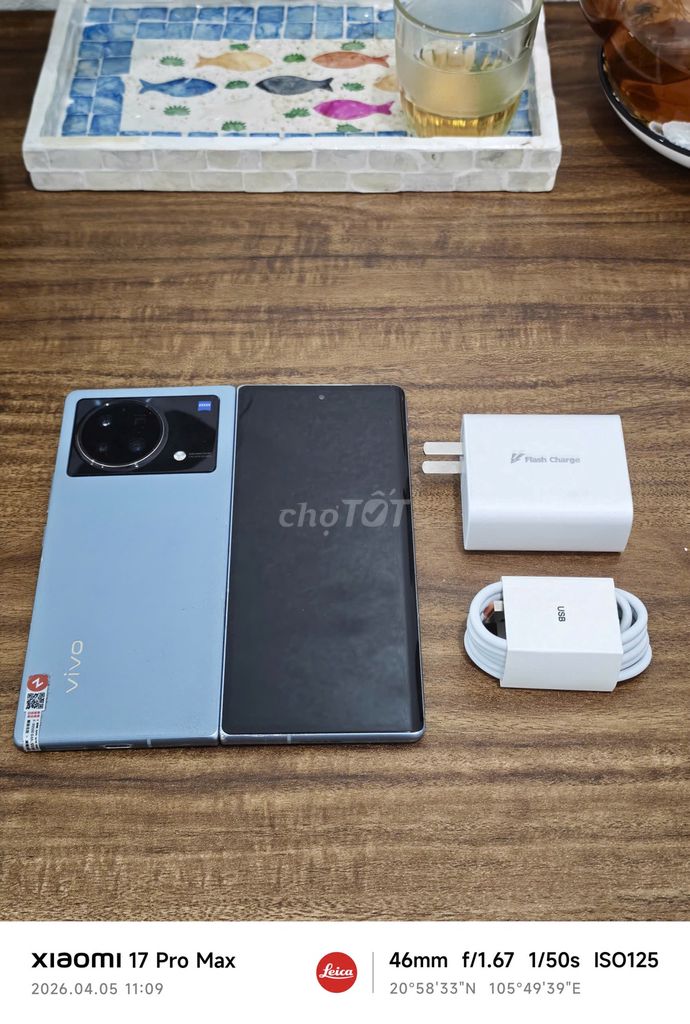 Vivo X-Fold 5G 12/256 Xanh sạc 80w có ship COD. Mua bán Điện thoại tại Quận Hoàng Mai Hà Nội được đăng bởi Trần Ngọc Hiếu hình 1
