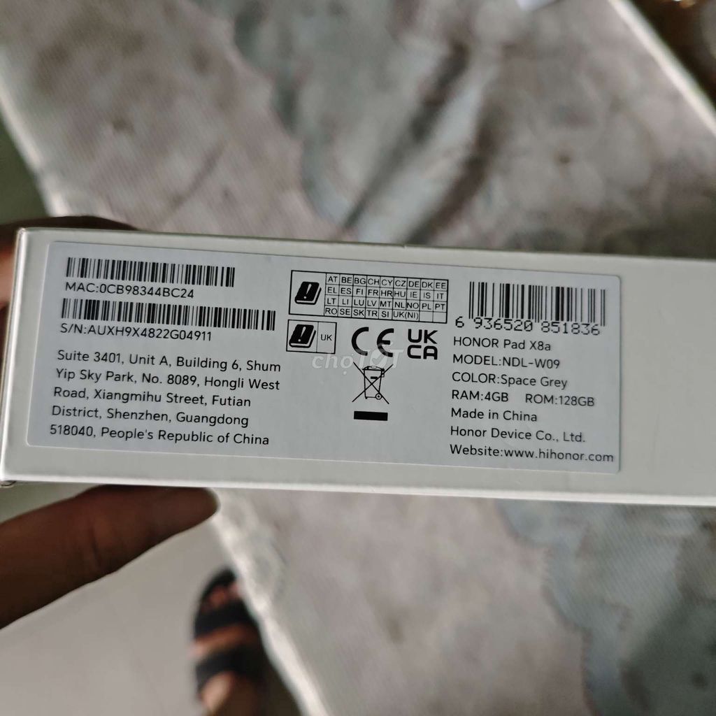 Mtb Huawei Honor x8a mới chưa dùng