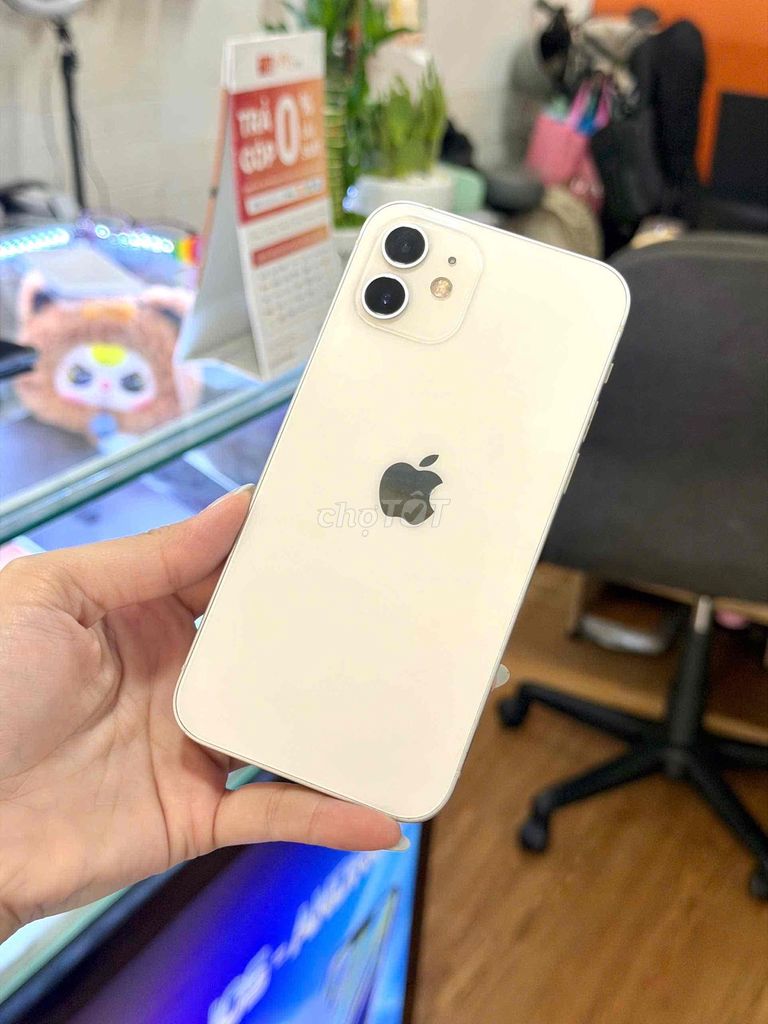 Apple iPhone 12 Trắng 128GB Like New Góp Nợ Xấu. Mua bán Điện thoại tại Quận 8 Tp Hồ Chí Minh được đăng bởi CA REM BÁN TÁO hình 1