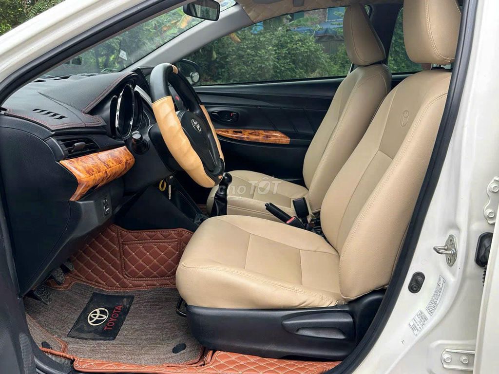 Toyota Vios 2016 số sàn màu trắng. Mua bán Ô tô tại Quận Gò Vấp Tp Hồ Chí Minh được đăng bởi Xuân Trường hình 5