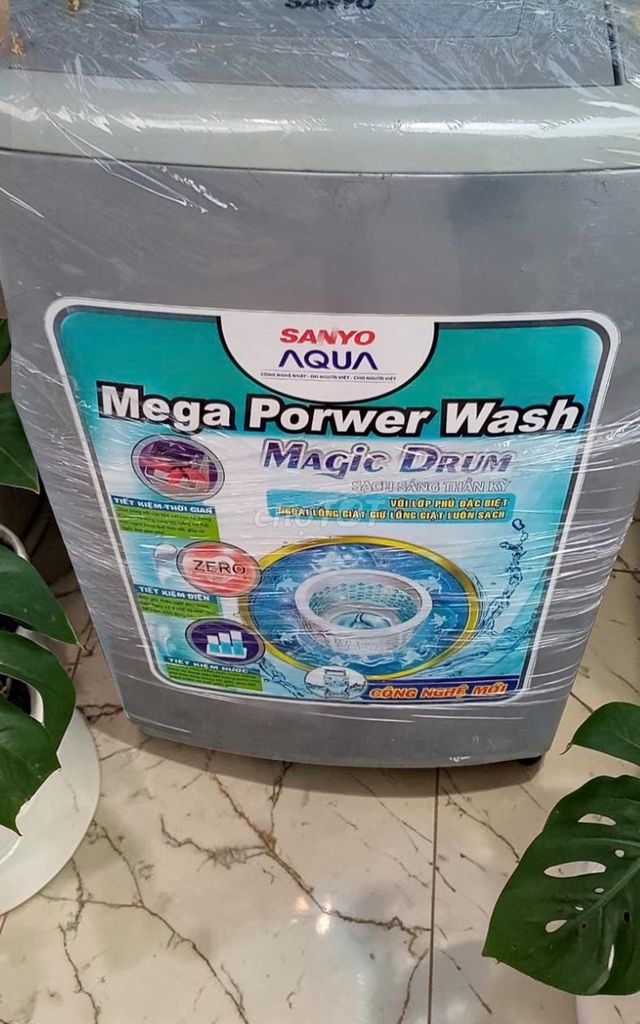 Máy giặt Aqua Sanyo 8kg, ĐẸP KO TỲ VẾT, MỚI 99%. Mua bán Máy giặt tại Quận Bình Tân Tp Hồ Chí Minh được đăng bởi KHỦNG LONG XÀO TỎI hình 1