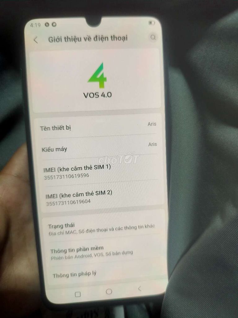 Vsmart Aris 128GB Xanh ngọc. Mua bán Điện thoại tại Quận Nam Từ Liêm Hà Nội được đăng bởi Như Tâm hình 1