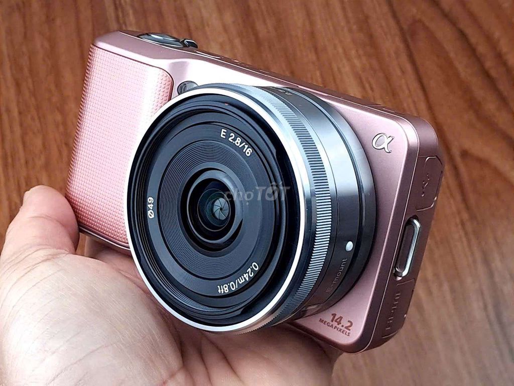 Sony Nex 3 Rose + Lens 16f2.8