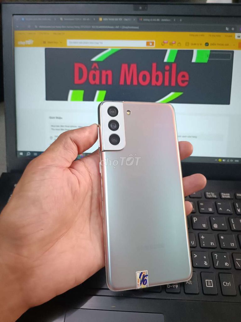 SAMSUNG S21 PLUS 8GB.128GB ZIN ĐẸP PIN 4500. Mua bán Điện thoại tại Quận Bình Thạnh Tp Hồ Chí Minh được đăng bởi Dân Mobile hình 1