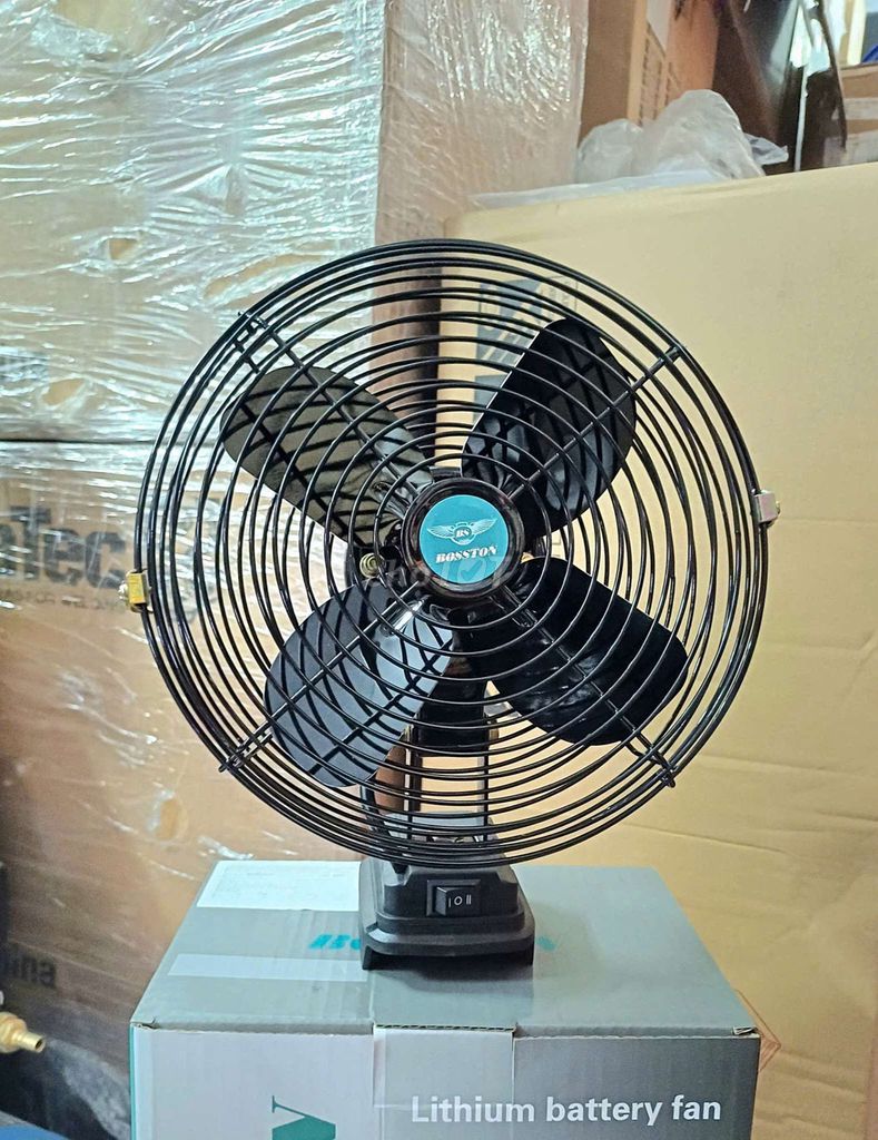 Quạt tích điện Bosston Đen. Mua bán Quạt tại Quận Ninh Kiều Cần Thơ được đăng bởi Alomuadi hình 1