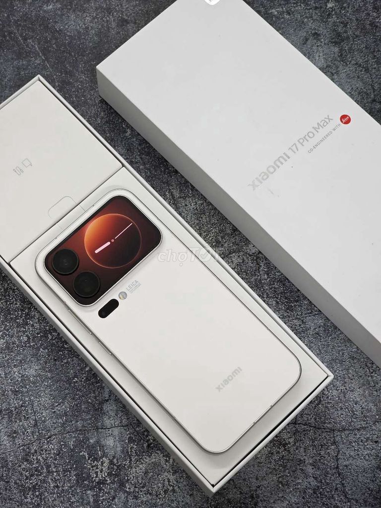Xiaomi 17 Pro Max 5G 16GB/512GB Trắng. Mua bán Điện thoại tại Quận Thanh Khê Đà Nẵng được đăng bởi Tú MB hình 1