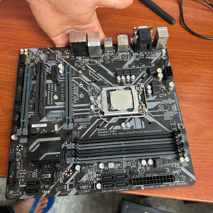 Mainboar B365 + Chip i3-9100f . Mua bán Máy tính để bàn tại Huyện Đắk Mil Đắk Nông được đăng bởi Nguyễn Đăng Hùng hình 1