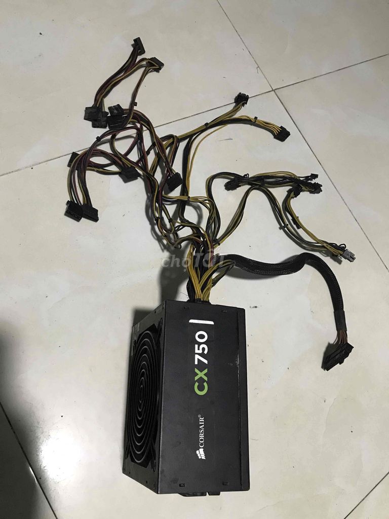Nguồn Corsair CX750 750W Đen. Mua bán Linh kiện (RAM, Card...) tại Quận 7 Tp Hồ Chí Minh được đăng bởi Son hình 1