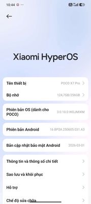 Xiaomi POCO X7 Pro 256GB Đen