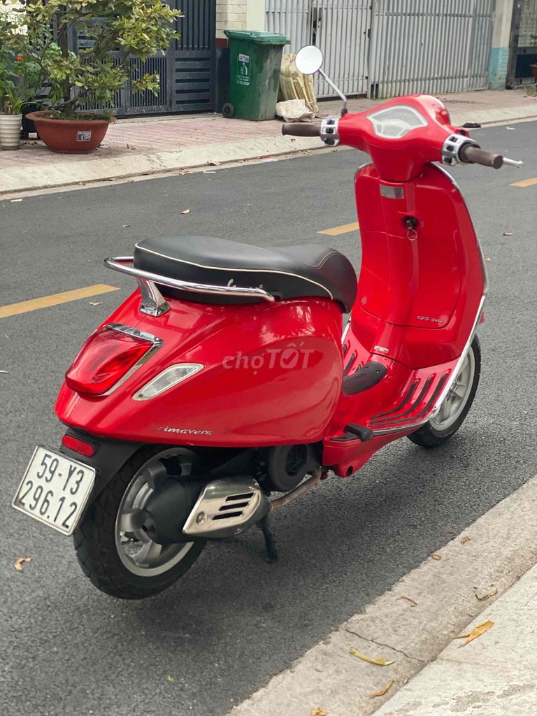 Piaggio Vespa Primavera 125 3vie 2016 красный