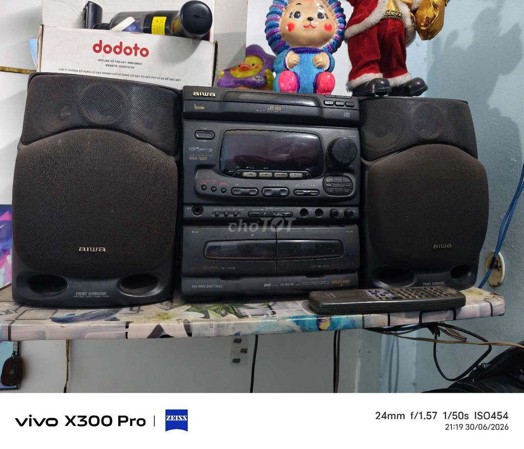 Dàn âm thanh Aiwa NSX-S20 Đen. Mua bán Tivi, Âm thanh tại Thành phố Dĩ An Bình Dương được đăng bởi Văn Quang hình 1