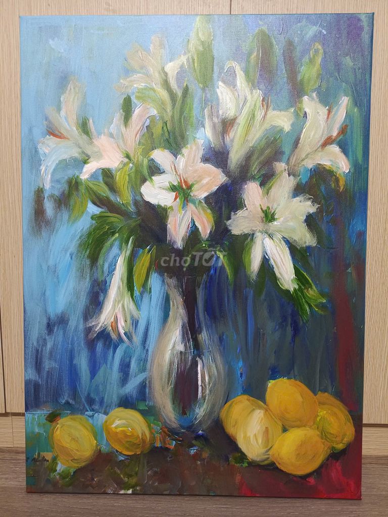 Tranh sơn dầu Vải canvas. Mua bán Đồ sưu tầm, đồ cổ tại Quận Đống Đa Hà Nội được đăng bởi Xưởng Tranh Đẹp hình 1