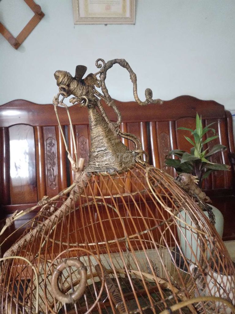 Lồng chim tre già màu nâu. Mua bán Phụ kiện, Thức ăn, Dịch vụ tại Thành phố Thủ Đức Tp Hồ Chí Minh được đăng bởi Lâm Hoàn Lộc hình 1