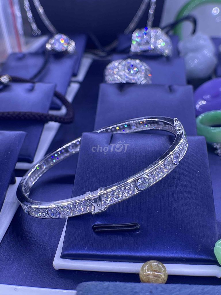 Vòng tay Nữ Bạc 950 size 54. Mua bán Phụ kiện thời trang khác tại Quận 7 Tp Hồ Chí Minh được đăng bởi Minh Tiến Q7 hình 1