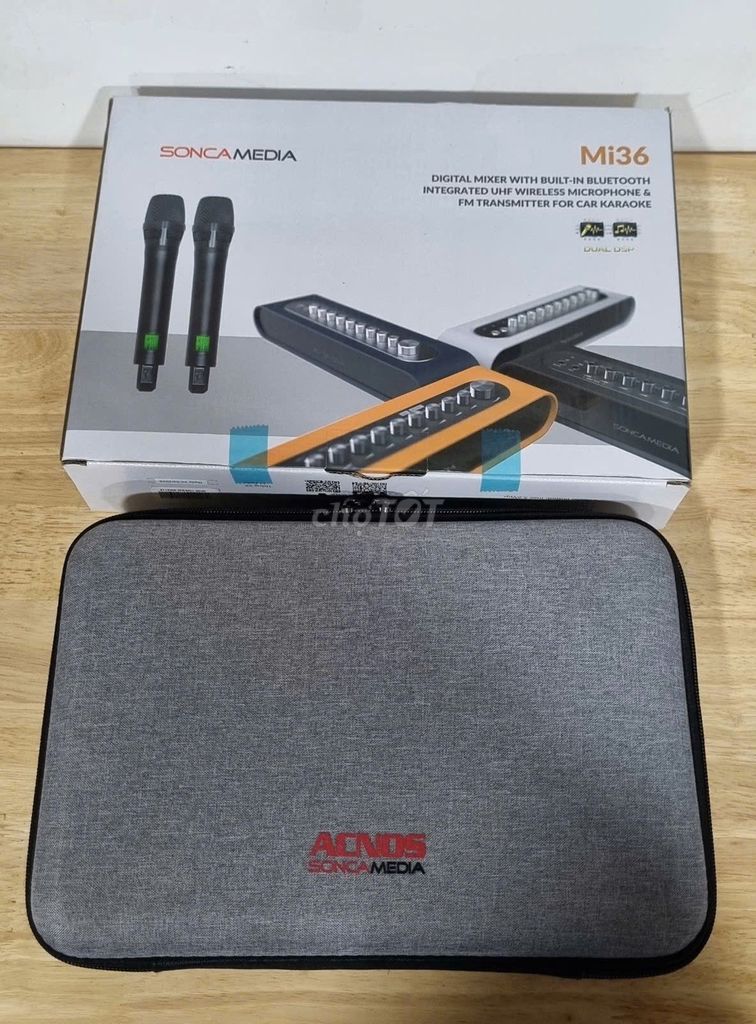 Micro karaoke Acnos MI36 Xám. Mua bán Tivi, Âm thanh tại Quận 12 Tp Hồ Chí Minh được đăng bởi Hồ Sỹ Nam hình 1