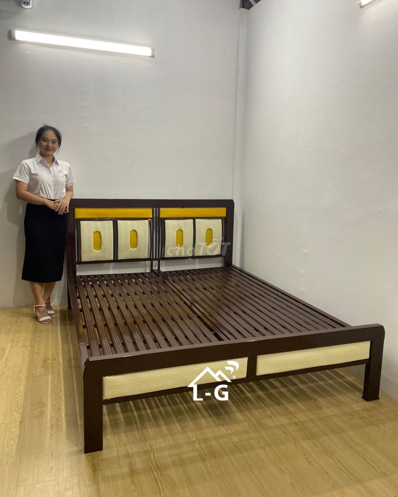Giường sắt Giường sắt Giường sắt Giường sắt Giường. Mua bán Giường, chăn ga gối nệm tại Huyện Cần Giờ Tp Hồ Chí Minh được đăng bởi Lâm Gia Home hình 1