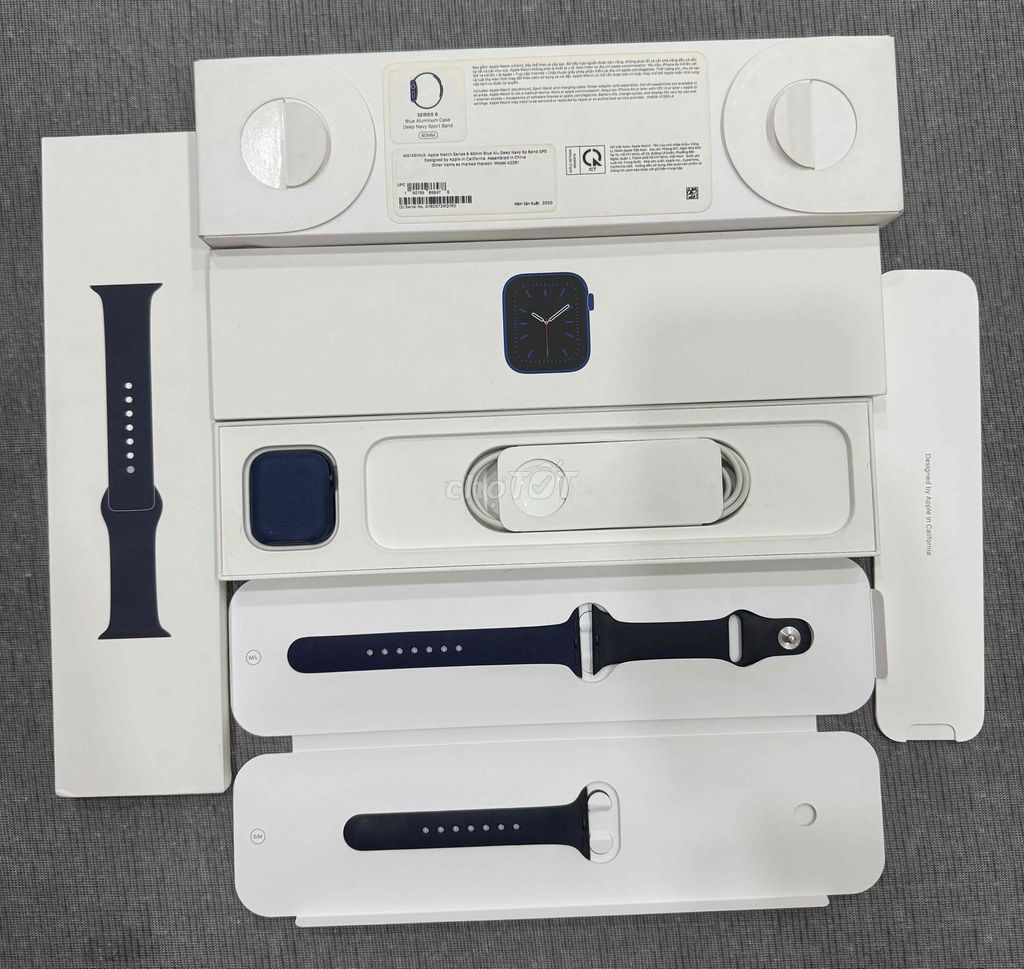 Apple Watch Series 6/40MM GPS Nhôm Blue Fullbox