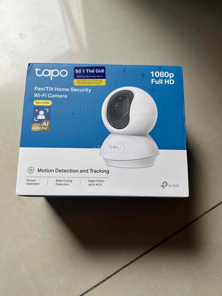có dư một em camera tapo mới keng chưa dùng tới. Mua bán Máy ảnh, Máy quay tại Huyện Nhà Bè Tp Hồ Chí Minh được đăng bởi Nguyễn Thanh Nghĩa  hình 1
