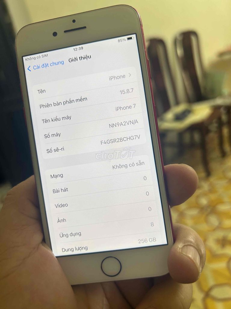 Apple iPhone 7 256GB Đỏ. Mua bán Điện thoại tại Quận Hai Bà Trưng Hà Nội được đăng bởi Ngọc Hằng hình 1