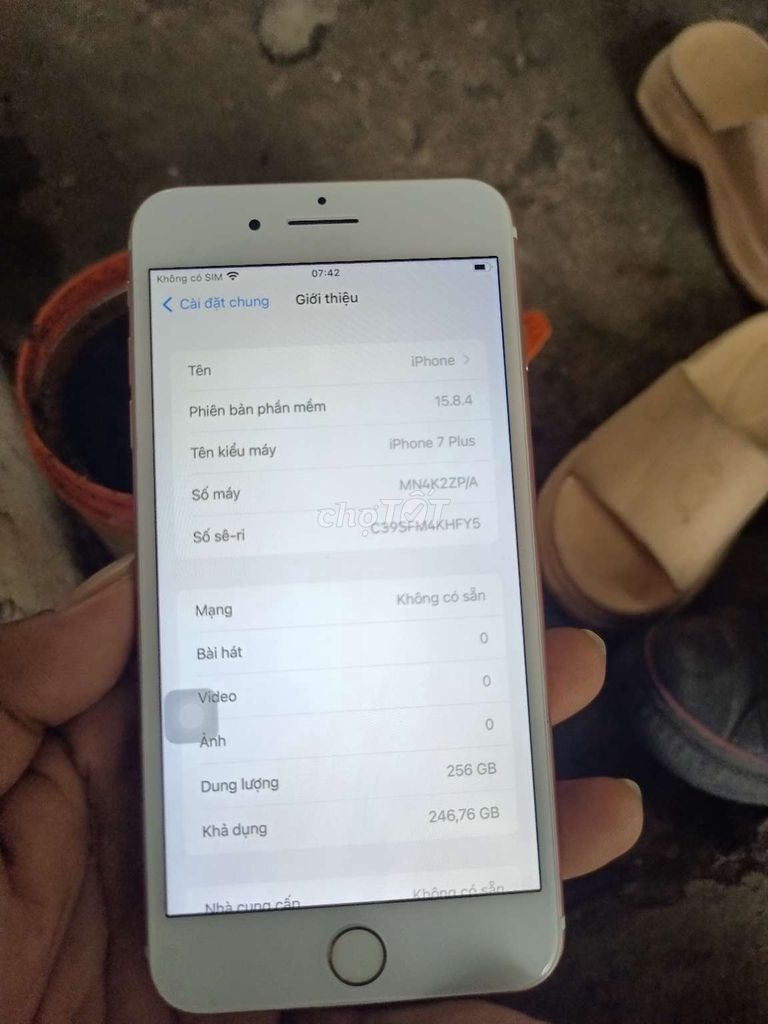7plus 256g. pin 100.. Mua bán Điện thoại tại Thành phố Thuận An Bình Dương được đăng bởi gia minh hình 1