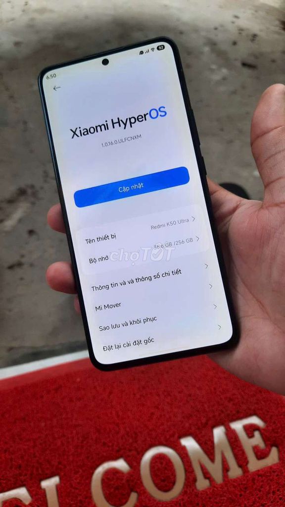 Xiaomi Redmi K50 Ultra 8GB/256GB gl. Mua bán Điện thoại tại Thành phố Sa Đéc Đồng Tháp được đăng bởi Ngô Hoàng Long hình 1