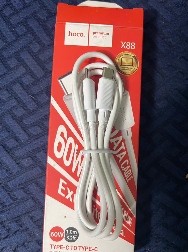 Cáp sạc 60W Hoco X88 (C to C) - Sạc nhanh PD. Mua bán Phụ kiện (Màn hình, Chuột...) tại Thành phố Thủ Đức Tp Hồ Chí Minh được đăng bởi Cũ Giá Rẻ hình 1