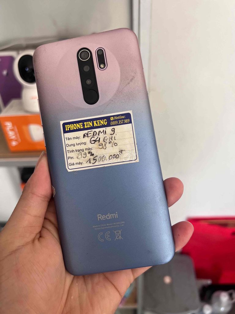 Xiaomi Redmi 9 64GB Xám Đã sử dụng. Mua bán Điện thoại tại Thành phố Thủ Đức Tp Hồ Chí Minh được đăng bởi Nam  hình 1