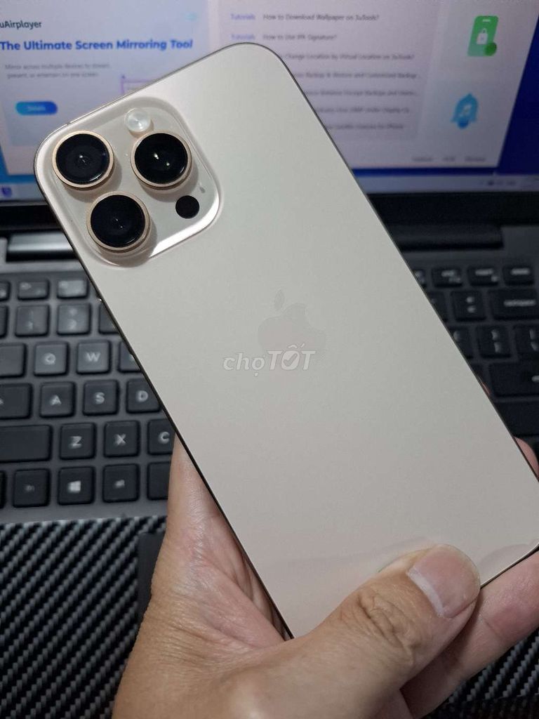 Apple iPhone 16 Pro Max Vàng Mỹ. Mua bán Điện thoại tại Thành phố Đà Lạt Lâm Đồng được đăng bởi phong hình 1