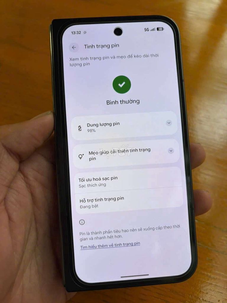 Google Pixel 9 Pro Fold 512GB Đen 99% giao lưu. Mua bán Điện thoại tại Thành phố Biên Hòa Đồng Nai được đăng bởi Long Huynh hình 1
