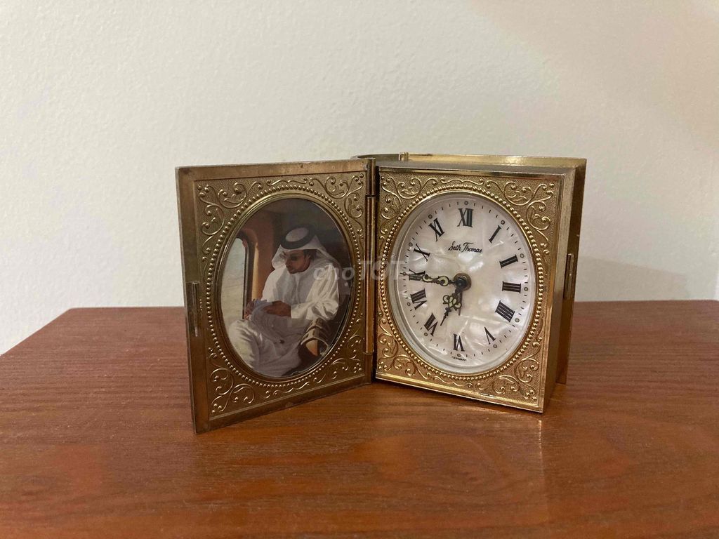 Đồng hồ báo thức Seth Thomas Xà cừ. Mua bán Nội thất, đồ gia dụng khác tại Quận Long Biên Hà Nội được đăng bởi Dũng hình 1