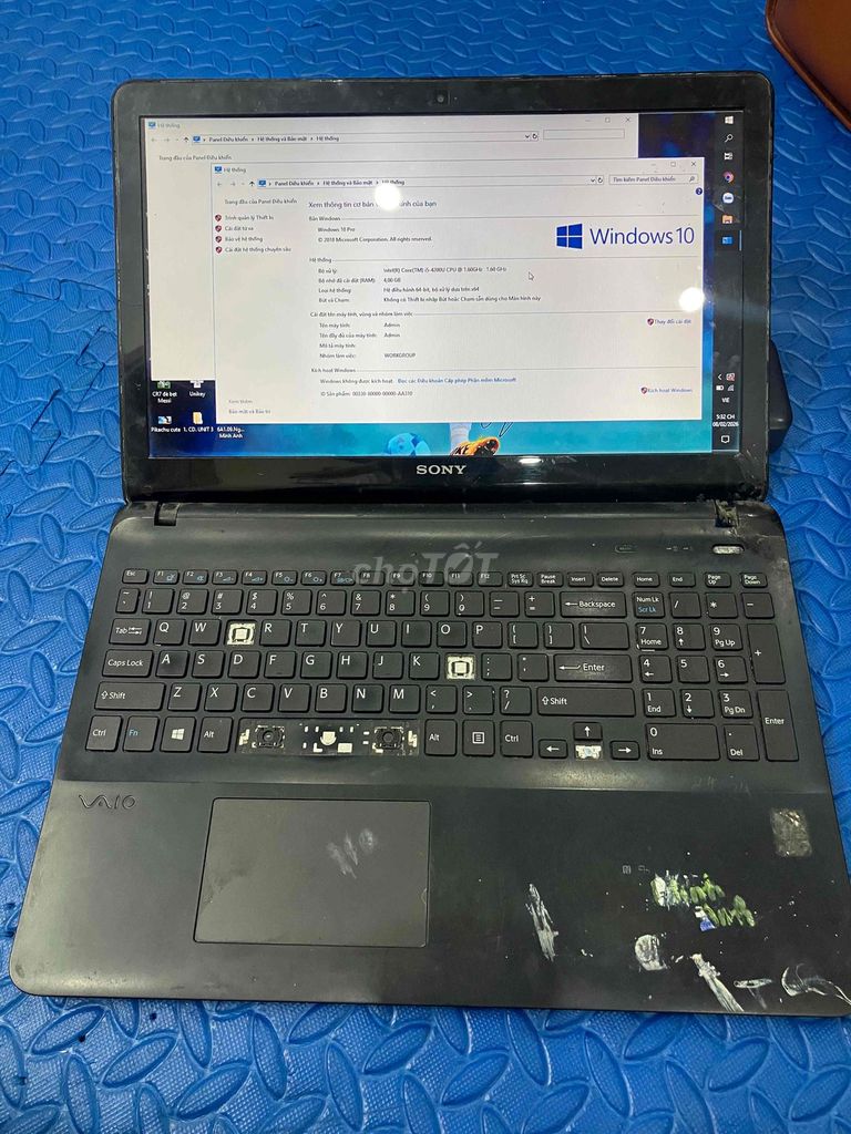 Bán Xác Sony SVF153A1YW i5-4200U 4GB xấu. Mua bán Laptop tại Quận Hà Đông Hà Nội được đăng bởi Mạnh Mobile hình 1