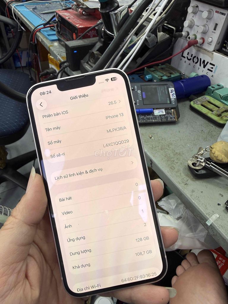 iPhone 13 128GB Trắng hồng lock ko face id. Mua bán Điện thoại tại Thành phố Thuận An Bình Dương được đăng bởi Huy mua bán sửa chữa iphone ipad hình 1